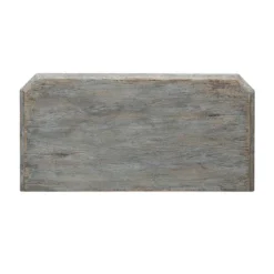 Operose Ville 2 Door Wine Cabinet With White Door Insets Distressed Gray Blue - Treasure Trove Accents -Dine Furniture GUEST 268f1663 0ce9 4e21 b36a 6f781991b19b