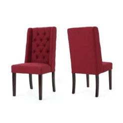 Set Of 2 Blythe Tufted Dining Chairs - Christopher Knight Home -Dine Furniture GUEST 27448885 ea26 4727 a5e8 4b6eb8a19dcd