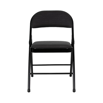 Set Of 4 Fabric Padded Folding Chairs - Hampden Furnishings 4 Set Of 4 Fabric Padded Folding Chairs - Hampden Furnishings - Image 2