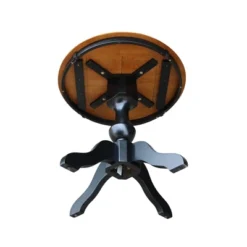 30" Lucy Round Top Pedestal Table Dining Height Black/Cherry - International Concepts 9 30" Lucy Round Top Pedestal Table Dining Height Black/Cherry - International Concepts -Dine Furniture GUEST 293fcef7 8d95 4380 b596 9f2e5ab4ecba