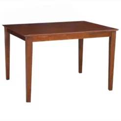 30' X 48' Solid Wood Top Table With Shaker Legs - International Concepts -Dine Furniture GUEST 2c294771 f2a0 41b4 b2c8 4299b0afca52