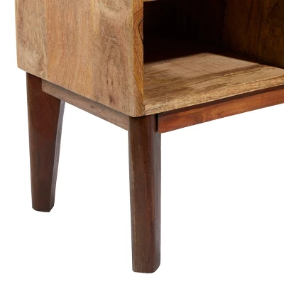 Modern Mango Wood Buffet Brown - Olivia & May 4 Modern Mango Wood Buffet Brown - Olivia & May - Image 2