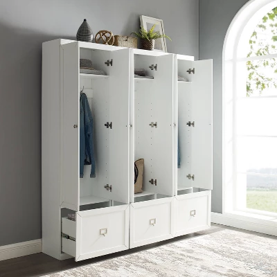 3pc Harper Entryway Pantry Closets White - Crosley 6 3pc Harper Entryway Pantry Closets White - Crosley - Image 4