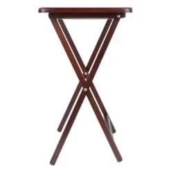 Set Of 4 Single Snack Tables Walnut - Winsome 12 Set Of 4 Single Snack Tables Walnut - Winsome -Dine Furniture GUEST 2ea994bd 6ad5 4212 a1c2 772e39441109