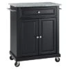 Solid Granite Top Portable Kitchen Cart/Island - Crosley