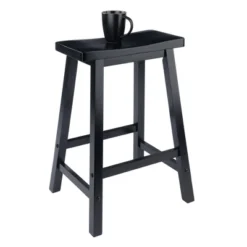 24" Satori Saddle Seat Counter Height Barstool - Winsome -Dine Furniture GUEST 2f777b6d cea0 456e 8e68 01b5f4feb308