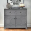 Dawson Circle Front Buffet Cabinet Charcoal Gray - Buylateral -Dine Furniture GUEST 2f90b6f2 ce70 4cfa a079 f4d8e86deadf