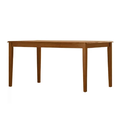 Walnut Shaker Dining Table Brown - Boraam 4 Walnut Shaker Dining Table Brown - Boraam - Image 2