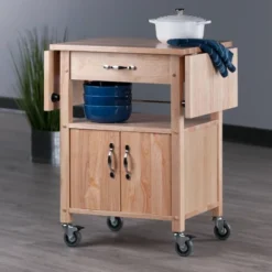 Rachael Kitchen Cart Beech - Winsome 19 Rachael Kitchen Cart Beech - Winsome -Dine Furniture GUEST 3075f3e8 1e75 4742 a614 110150dc4786