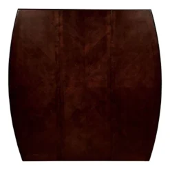 Burton Rounded Wooden Counter Extendable Dining Table Espresso - MiBasics -Dine Furniture GUEST 3156ef4e 82c0 41f4 9c57 9bb502dc676e