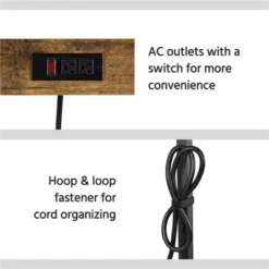 Yaheetech 3-Tier Kitchen Island Rolling Cart With Shelves For Dining Room -Dine Furniture GUEST 328036b9 0457 4a43 920a 25457e8731ab