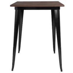 Merrick Lane 31.5 Steel Indoor Contemporary Table With Square Rustic Wood Top 17 Merrick Lane 31.5 Steel Indoor Contemporary Table With Square Rustic Wood Top -Dine Furniture GUEST 32d5a5fd 24cf 4d2d a184 8b777e5c0816