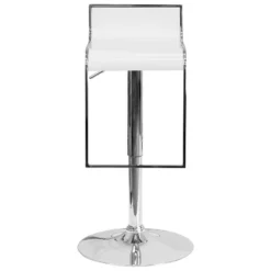 Emma And Oliver White Plastic Adjustable Height Barstool With Chrome Drop Frame 9 Emma And Oliver White Plastic Adjustable Height Barstool With Chrome Drop Frame -Dine Furniture GUEST 33fb1c6e 1dd6 4d87 a52f d85534c8cddd