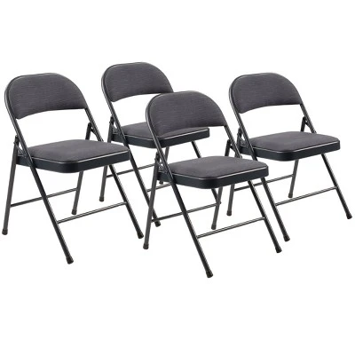Set Of 4 Fabric Padded Folding Chairs - Hampden Furnishings 13 Set Of 4 Fabric Padded Folding Chairs - Hampden Furnishings - Image 11