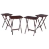 Set Of 4 Single Snack Tables Walnut - Winsome -Dine Furniture GUEST 37ebdd2f 1592 4d90 9bd1 a03d059a15e3