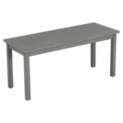 Farmhouse 5-piece Wooden Dining Set With 2 Dining Chairs And 2 Benches-ModernLuxe 27 Farmhouse 5-piece Wooden Dining Set With 2 Dining Chairs And 2 Benches-ModernLuxe -Dine Furniture GUEST 382dca4f 467d 4225 aa79 1bcdc64cfa6e