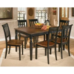 Owingsville Rectangular Dining Room Table Wood/Black/Brown - Signature Design By Ashley 16 Owingsville Rectangular Dining Room Table Wood/Black/Brown - Signature Design By Ashley -Dine Furniture GUEST 391de9d8 add9 4ad5 a064 6cbd02df8a43 1
