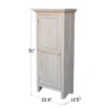 51" Single Jelly Cabinet Unfinished - International Concepts