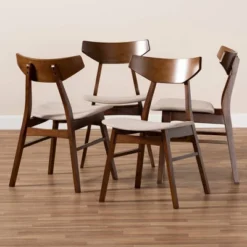 Set Of 4 Danica Dining Chair - Baxton Studio -Dine Furniture GUEST 39fc373c 92b6 425c 8786 74dd7f8010de