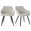 Set Of 2 BOSTON Upholstered Arm Chair -The Pop Maison 1 Set Of 2 BOSTON Upholstered Arm Chair -The Pop Maison -Dine Furniture GUEST 3a9ac332 f8df 4d4f acd3 d7a81f6b4f52