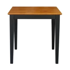 Solid Wood Top Table With Shaker Legs Black/Red International Concepts 19 Solid Wood Top Table With Shaker Legs Black/Red International Concepts -Dine Furniture GUEST 3d88ccc7 bad2 4c21 bdb6 0515adbd95bc