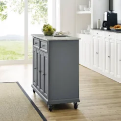 Avery Kitchen Cart Gray - Crosley -Dine Furniture GUEST 3dafc1a1 be27 4689 9e64 bb0ee82e8091