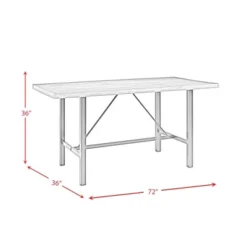 Colt Rectangular Counter Table Brown - Picket House Furnishings -Dine Furniture GUEST 3db39a19 cd39 4215 8cad 9d79ac87b70b