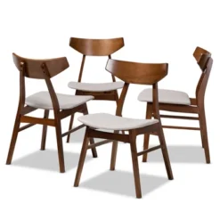 Set Of 4 Danica Dining Chair - Baxton Studio -Dine Furniture GUEST 3dd55702 7162 46e6 ad3c 7f91555fd3a0