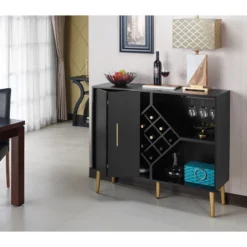 Miko Wine Cabinet Galaxy Black - HOMES: Inside + Out -Dine Furniture GUEST 3ea1ad00 9dde 4957 87de 38b5ed673eff