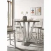 42" Holmsteed Round Counter Height Dining Table Cremini Brown/Antique White - HOMES: Inside + Out -Dine Furniture GUEST 42d0967f 8667 4cd4 8c04 dcb185442c11