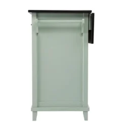 Thall Freestanding Kitchen Island Mint Green/Black - Aiden Lane -Dine Furniture GUEST 43e3aa62 6b35 482a bfff e4008b210f44