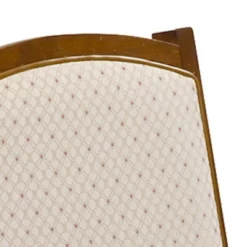 Set Of 2 Contemporary Upholstered Back Folding Chair Fruitwood Brown - Stakmore