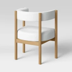 Kenova Upholstered Dining Chair With Wood Dowel Legs Cream - Threshold™ -Dine Furniture GUEST 475c4f31 9f1c 41f8 be66 c4250c814c9e