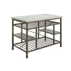 Lanzo Kitchen Island - Acme Furniture -Dine Furniture GUEST 47624df7 0cdc 4881 85b0 79987c4e9508