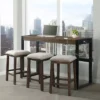 Enrico Multipurpose Bar Table Set Brown - Picket House Furnishings 1 Enrico Multipurpose Bar Table Set Brown - Picket House Furnishings -Dine Furniture GUEST 480e5afb e29c 445a 8a97 300bc5624f2b