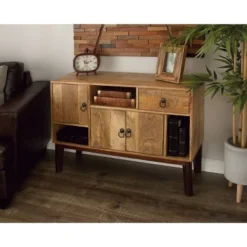Modern Mango Wood Buffet Brown - Olivia & May
