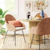 Landis Woven Backed Dining Chair With Cushion Natural - Threshold™ 1 Landis Woven Backed Dining Chair With Cushion Natural - Threshold™ -Dine Furniture GUEST 487e79b6 98c0 4a05 9181 91b4a3ddc08c