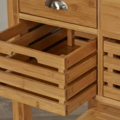 Kenta Bamboo Kitchen Cart With Stainless Steel Top Natural - Boraam 14 Kenta Bamboo Kitchen Cart With Stainless Steel Top Natural - Boraam -Dine Furniture GUEST 489f7462 4db8 416a 83ad 4a40c6f000d3