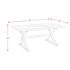 Landon Marble Dining Table White - Picket House Furnishings -Dine Furniture GUEST 48a0b3f0 4656 48be b48c be2397725d95
