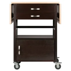Bellini Kitchen Cart Coffee/Natural - Winsome -Dine Furniture GUEST 4944a87c e09b 4530 98fe 4a6bd14a6018