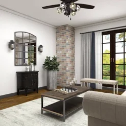 Wood Half Moon Buffet Dark Espresso - Olivia & May -Dine Furniture GUEST 4a25f16f 1756 488b 8628 1600f644dde8