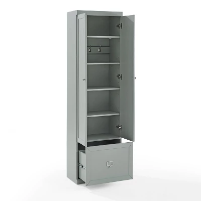 Harper Convertible Pantry Closet Gray - Crosley 13 Harper Convertible Pantry Closet Gray - Crosley - Image 11