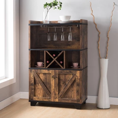 Lamage Wine Cabinet Buffet With Wine Rack - HOMES: Inside + Out 3 Lamage Wine Cabinet Buffet With Wine Rack - HOMES: Inside + Out