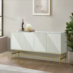 Rudy 65'' Wide Modern Buffet Cabinet Sideboard With Metal Legs| KARAT HOME 17 Rudy 65'' Wide Modern Buffet Cabinet Sideboard With Metal Legs| KARAT HOME -Dine Furniture GUEST 4b3628b4 001b 4b0e 9ca3 68430c4ca37a