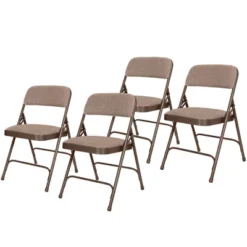 Set Of 4 Deluxe Fabric Padded Folding Chairs With Frame - Hampden Furnishings -Dine Furniture GUEST 4c2b6b04 f9d5 456d b918 ba31b49a7ee4