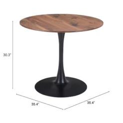 35.4" Olympia Dining Table - ZM Home -Dine Furniture GUEST 4ce7485d d27b 4fb3 87fc 9f259f14cfca