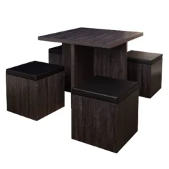 5pc Howard Dining Set With Storage Ottoman - Buylateral 17 5pc Howard Dining Set With Storage Ottoman - Buylateral -Dine Furniture GUEST 4dd21f76 7c65 4f26 8804 03b3fe1c732b
