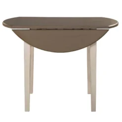 5pc Clarion Round Drop Leaf Dining Set With Side Chairs Gray Fog Fabric - Hillsdale Furniture -Dine Furniture GUEST 4e0b1500 5ca5 4b2b 8d46 b350e3e50c12