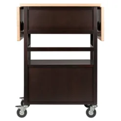 Bellini Kitchen Cart Coffee/Natural - Winsome -Dine Furniture GUEST 4ea5f6e9 2462 473a 8d11 f15f39867958
