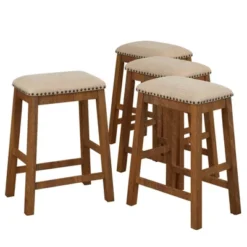 Set Of 4 24" Tobias Counter Height Barstools - Lifestorey -Dine Furniture GUEST 4ebd7bd3 c192 4bfe 8b9a 67c2cffd171d